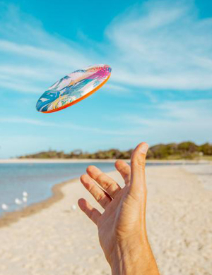 Waboba Wingman Silicone Flying Disc - Palm Paradise